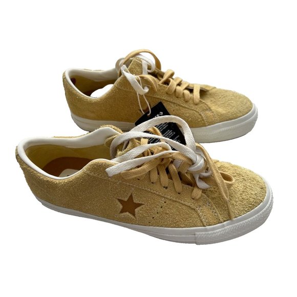 Converse A04158C One Star Pro Vintage Suede Sneakers Trailhead Gold ( 8.5M ) - Picture 2 of 7